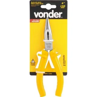 Alicate p/elect D/punta 6" vonder