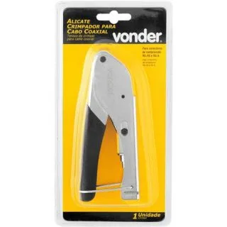 Alicate crimpador p/cable coaxial RG59-RG6 Vonder