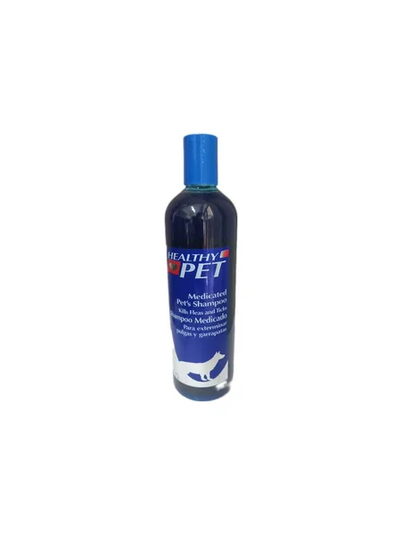 Shampoo Anti-pulgas-garrapatas 8onz Healthy pet