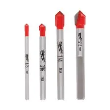 Barrena p-vidrio-mosaico 4pcs milwaukee