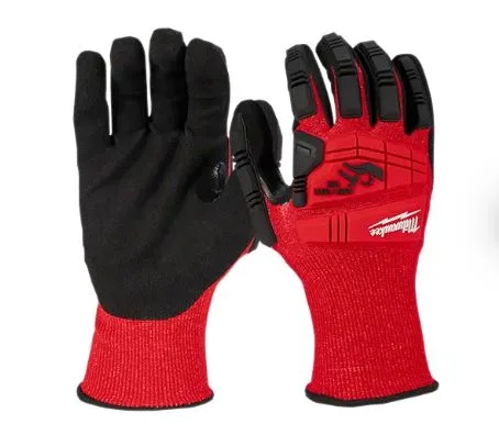 Guante contra impacto 9" milwaukee rec-nitrilo Level-3