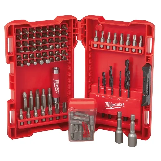 Juego punta p/taladro 95pcs milwaukee