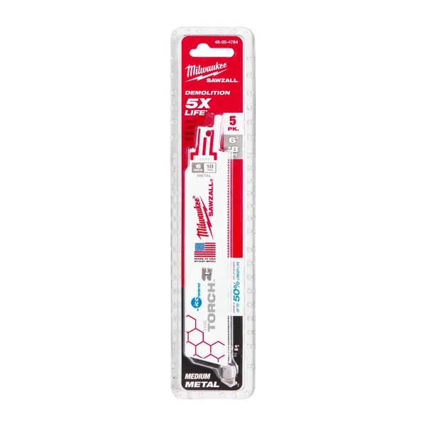 Cuchilla para meta p/caladora 18tpi milwaukee