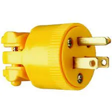 Enchufe 15a amarillo 4867y legrand