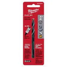 Barrena Piloto 1/4" x 3-1/2" milwaukee