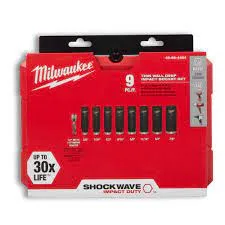 Cubo Impacto p/taladro 1/2 9pcs milwaukee
