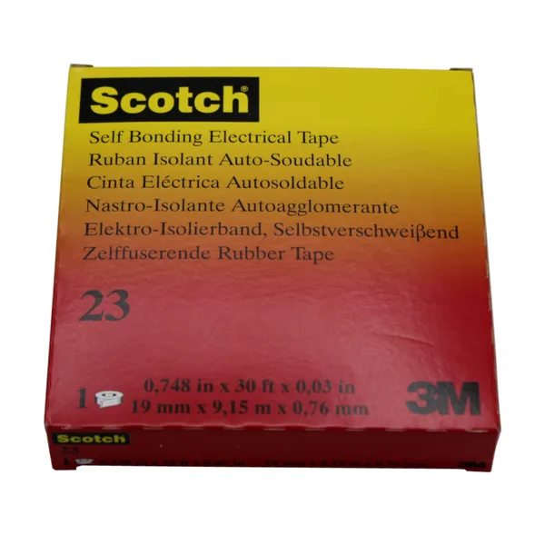 Tape 3m Scoth 23 130c D/goma 3/4X30ft