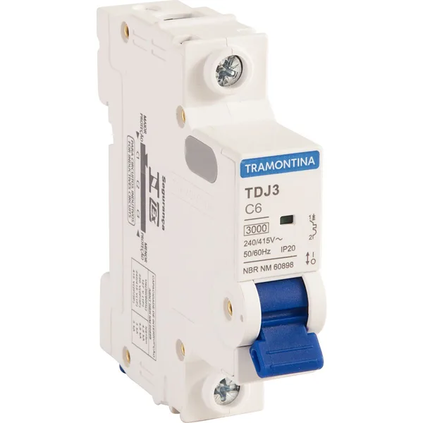 Breaker p/riel 6 amp tramontina