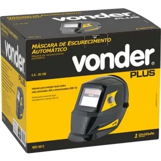 Careta p/soldar oscurec autom ton 9 A 13 Vonder