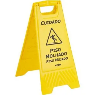 Cartel p/señalizacion piso mojado Vonder