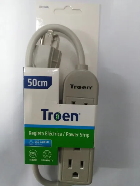 Regleta Elect 3 salidas 50cm Troen