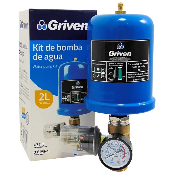 Tanque p/bomba 2L vertical completo A414-SY-2L griven