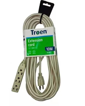 Extension elect ind 10mts (3salid) A136-R02714-10 troen