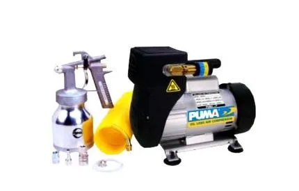 Compresor Puma C/pistola pintar 1.5hp LA5700K