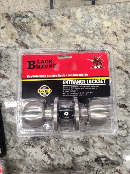 Cerradura Black stone 6871SS Puño Red.