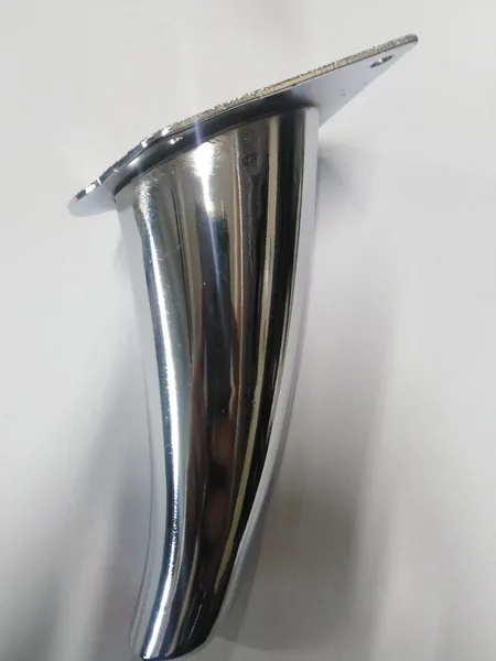 Pata p/mueble J0805 100mm cp niq. newprof