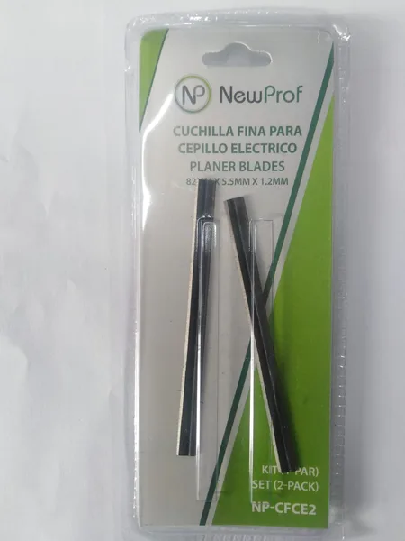 Cuchilla Fina p/cepillo electrico 2pcs 82x5.5x1.2mm newprof