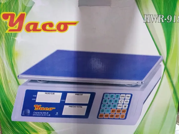 Balanza digital yaco 66lb Hwr-918