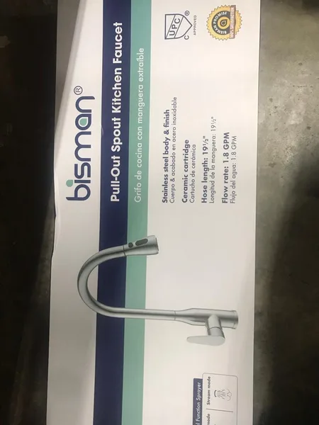 Llave mezcl p/freg monom mang extraible bisman