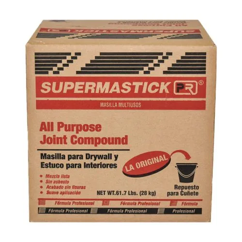 Masilla p/sheetrock supermastick 20kg en caja