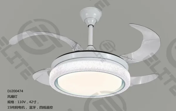 Lampara d/techo abanico 110V Elite