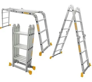 Escalera D/aluminio multifuncion 4x4 ingco