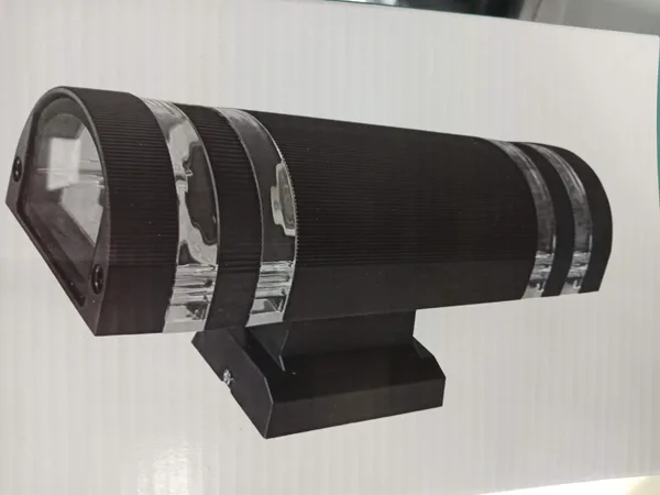 Lampara pared negra zocalo doble 810-74029 winlec