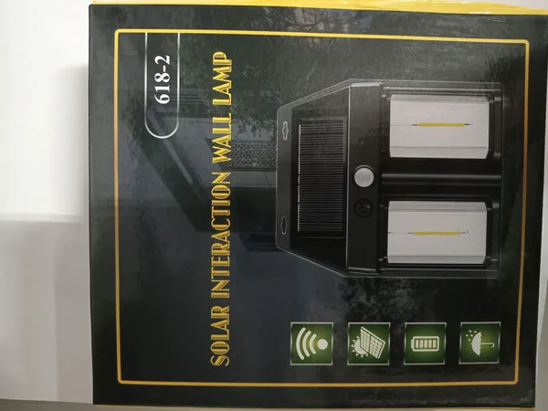Lampara d/pared Led 1w solar 618-2 luz calida