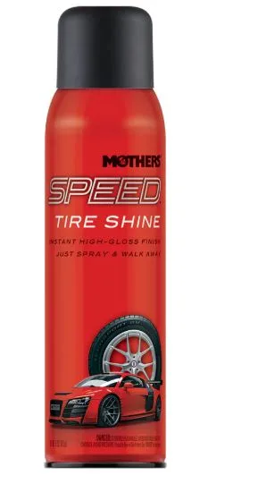 Restaurador p/goma vehiculo speed tire shine 425g mothers