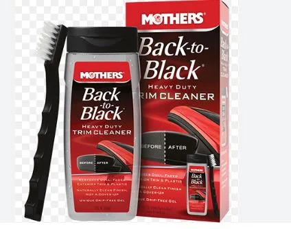 Kit Restaurador y limpieza p/vehiculo back to black 355ml mothers