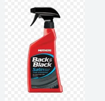 Restaurador p/goma back to black satin tire dressing 16oz mothers