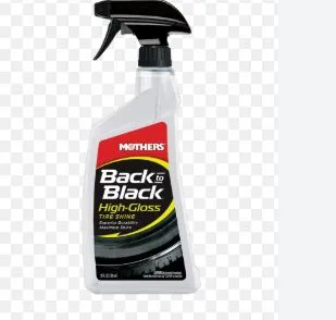 Restaurador p/goma vehiculo back to black tire shine 24oz mothers