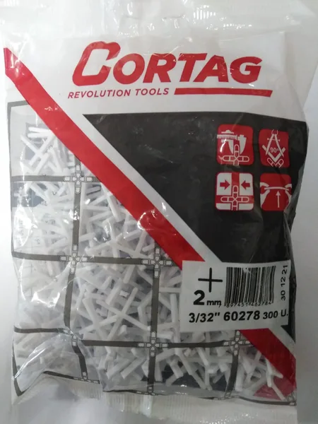 Separador p/cer 2mm 300pcs 60278 Cortag