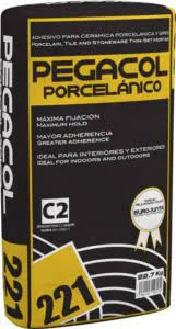Pega p/ceramica pegacol porcelanico gris