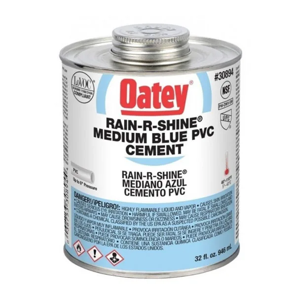 Cemento Pvc Oatey 1/4 Azul 32163
