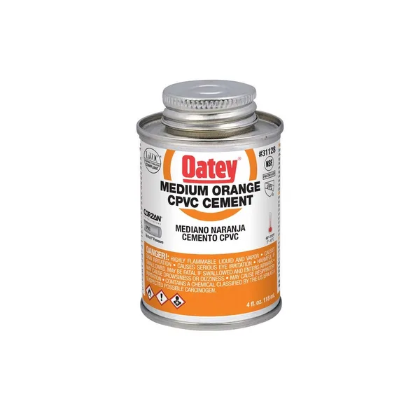 Cemento cpvc oatey 4onz naranj