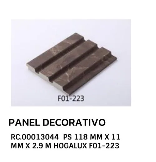 Panel decorativo ps F01-223 118MMX11MMX2.9mt