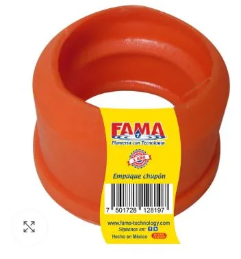 Chupon d/goma p/tubo Lav 1-1/2" 2819 fama
