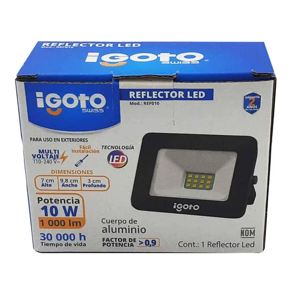 Reflector led 10w Igoto 6500k IP65