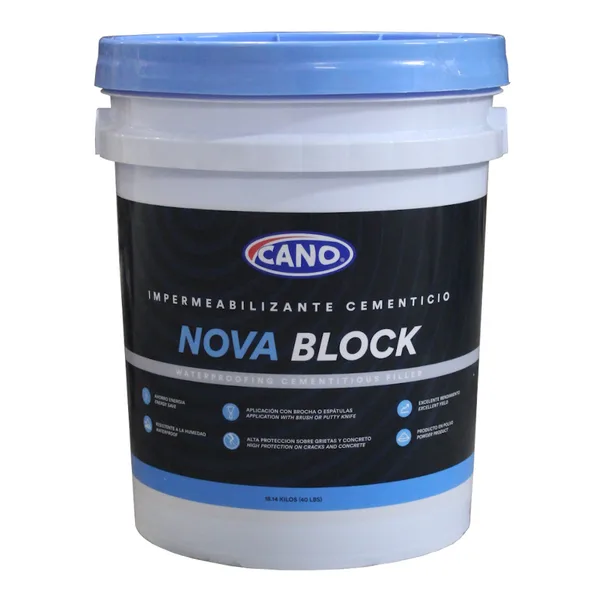 Sellador cementicio nova block cano