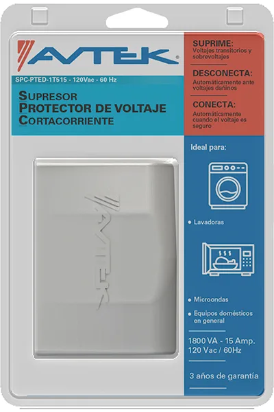Protector elect p/lavadoras avtek 515-IR 1800W