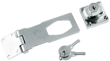 Porta Candado Con Cerradura Tornado 4" Niq