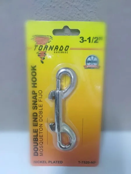 Mosqueton doble 3-1/2" np tornado
