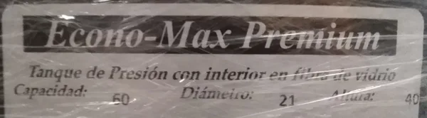 Tanque P/cisterna 60 Gls. Gris economax