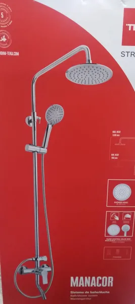 Llave Mezcl p/Bano Teka c-barra - ducha t/tel 841981200/841980200
