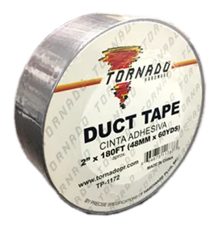 Cinta p/ducto Tornado Gris 2x 90ft