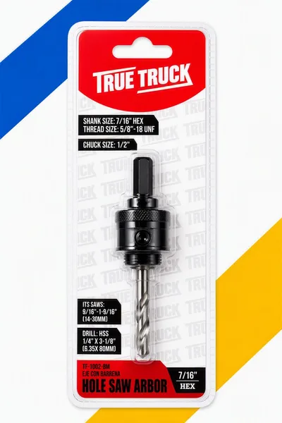 Mandril p/sierra Corta Circulos 7/16 True Truck