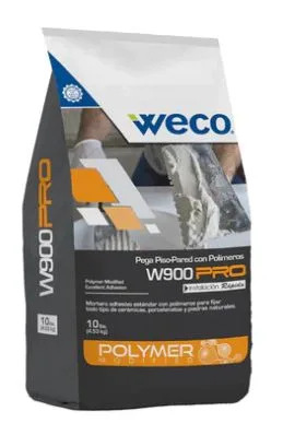 Pega p/cer blanca w-900 pro 10Lbs weco