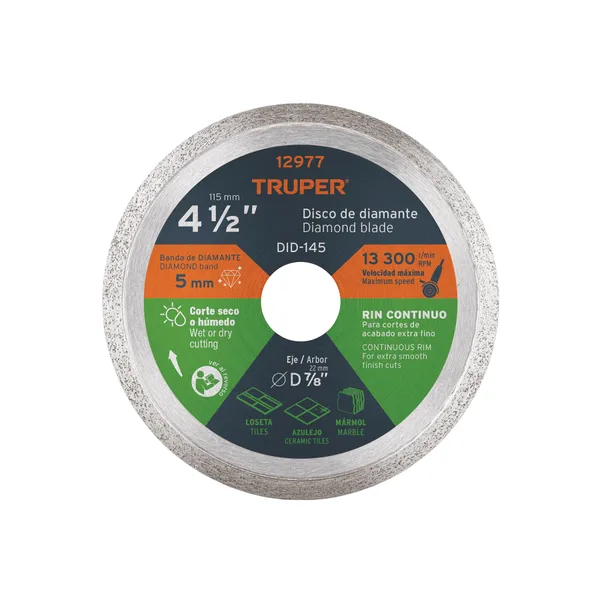 Disco p/corte concr.truper 4 1/2