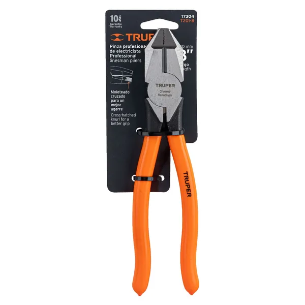 Alicate p/electricista 8" T201-8 truper